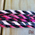 5 SE Black and PInk Twist Dreads Dreadlocks Hair Extensions