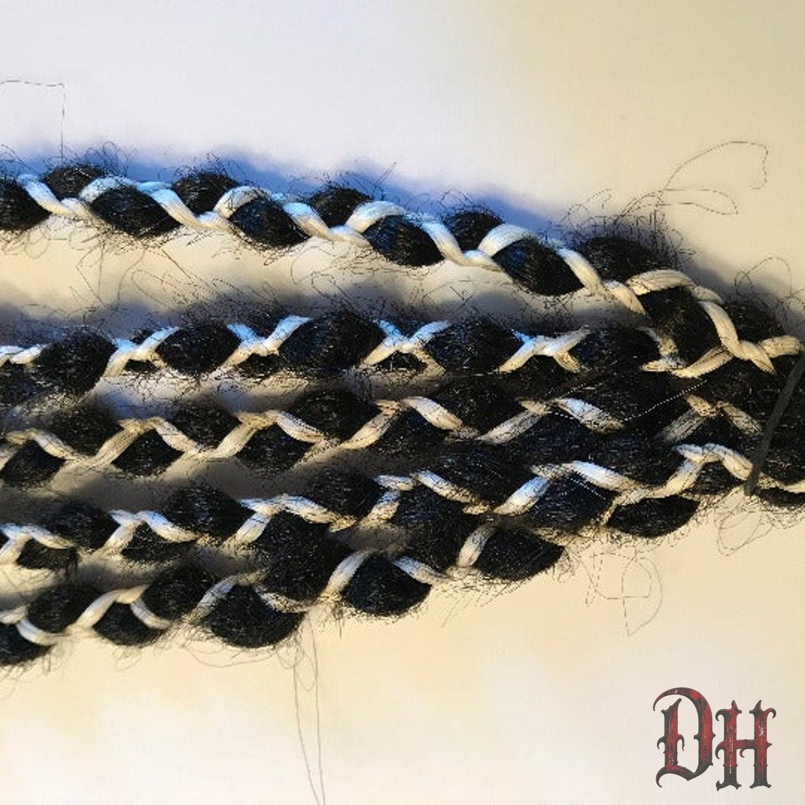 5 SE Single Ended Black Braided Dreads Dreadlocks Hair Extensions