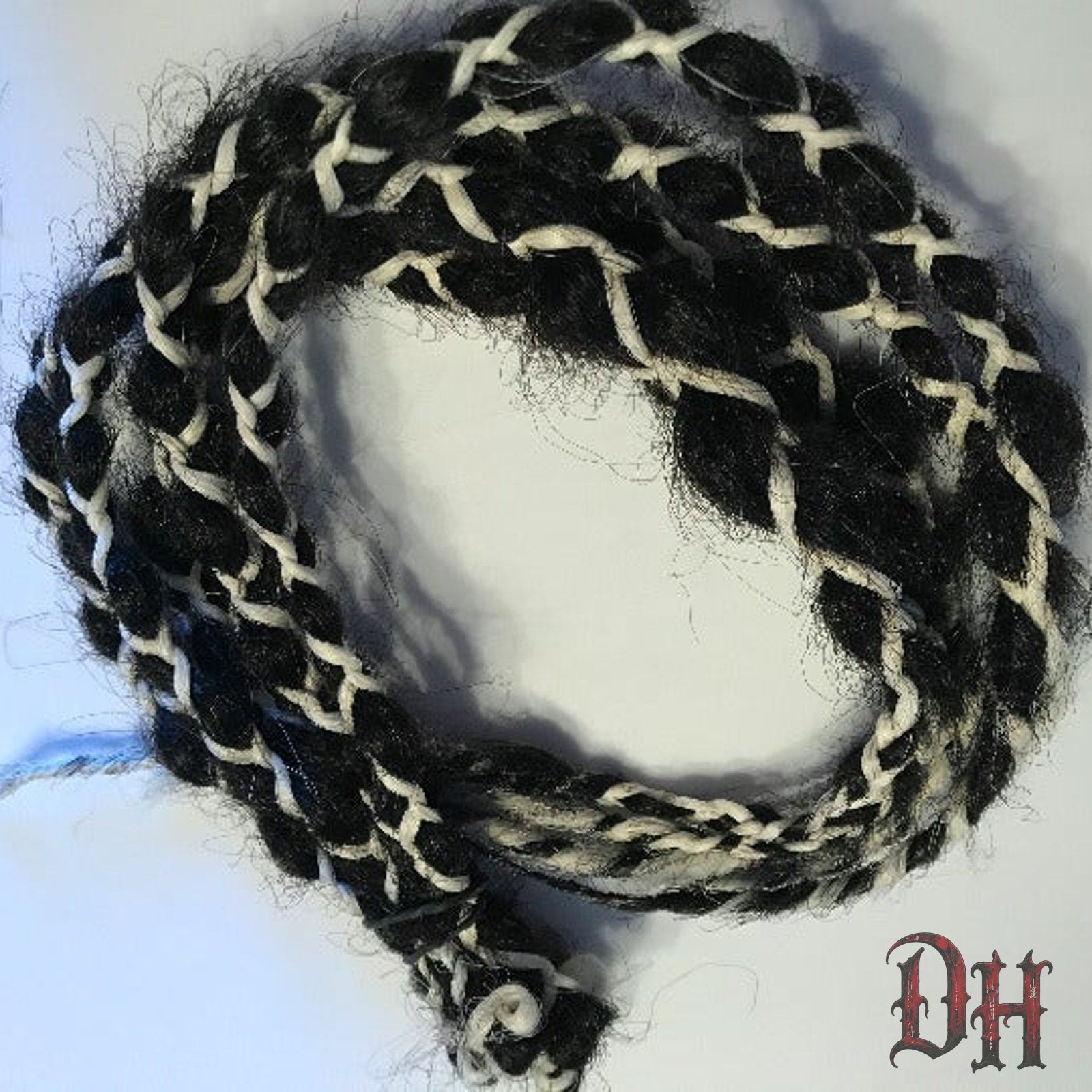 5 SE Single Ended Black Braided Dreads Dreadlocks Hair Extensions