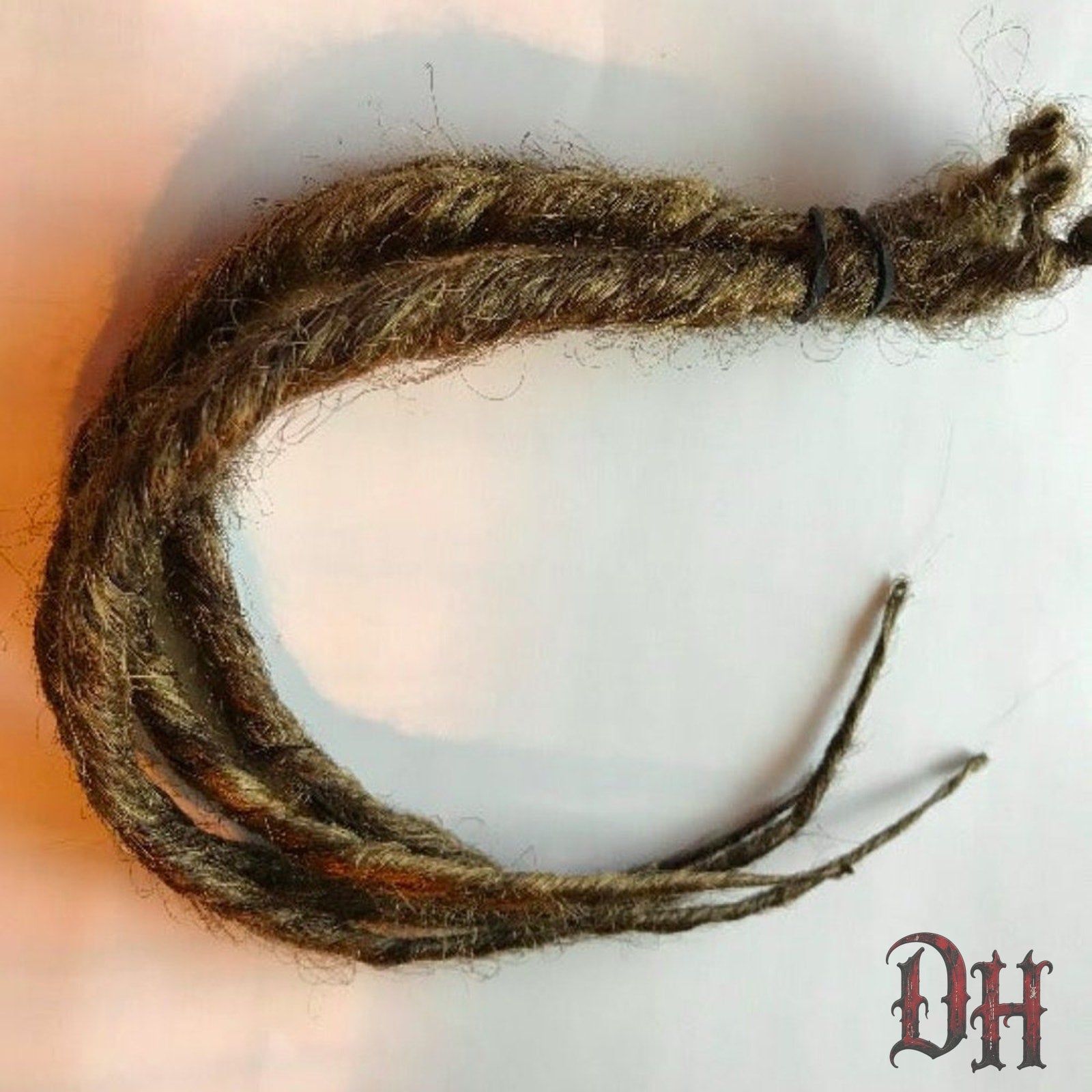 5 SE Single Ended Brown Blend Dreads Dreadlocks Hair Extensions