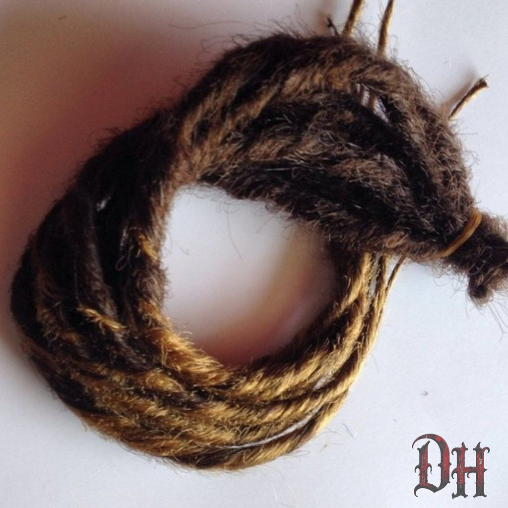 5 SE Single Ended Brown Ombre Dreads Dreadlocks Hair Extensions