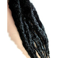 10 SE Single Ended Natural Black Synthetic Dreads Dreadlocks Hair Extensions