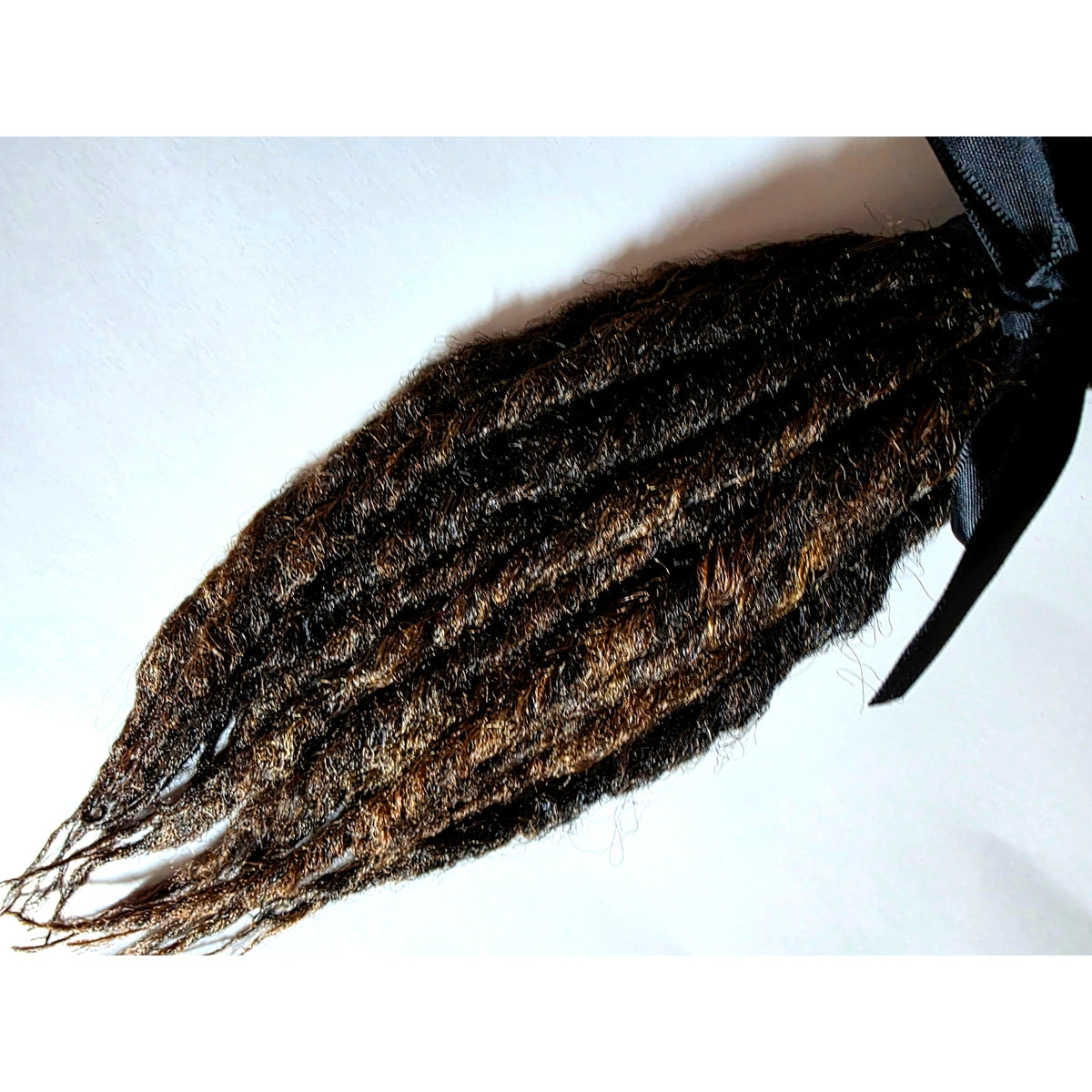 10 SE Single Ended Brown Synthetic Dreads Dreadlocks Hair Extensions Knotty