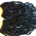 Black Wavy Clip In Synthetic Dreads Dreadlock Hair Extensions