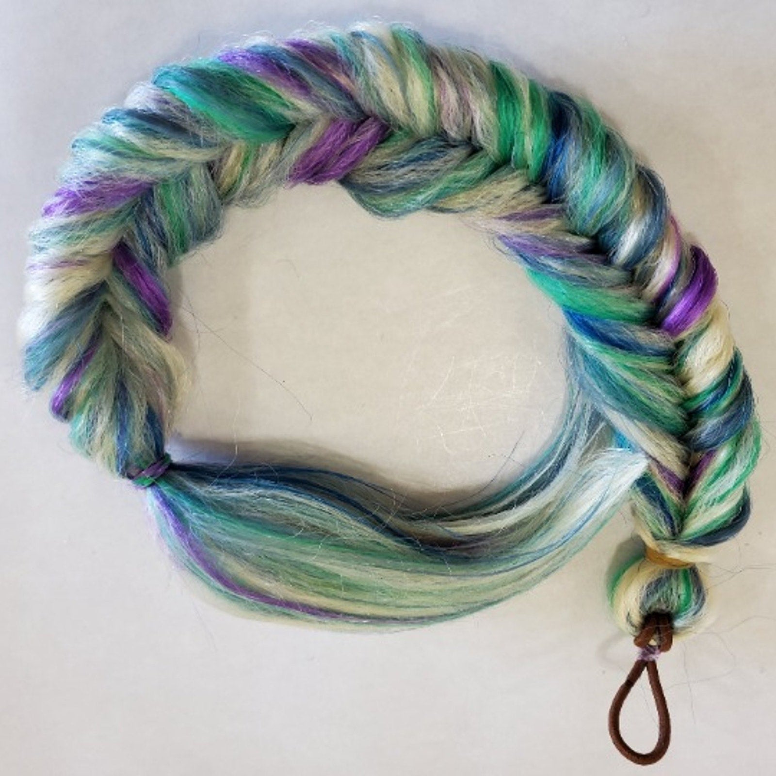 Pastel Fishtail Braid Pony Hair Extension NEW