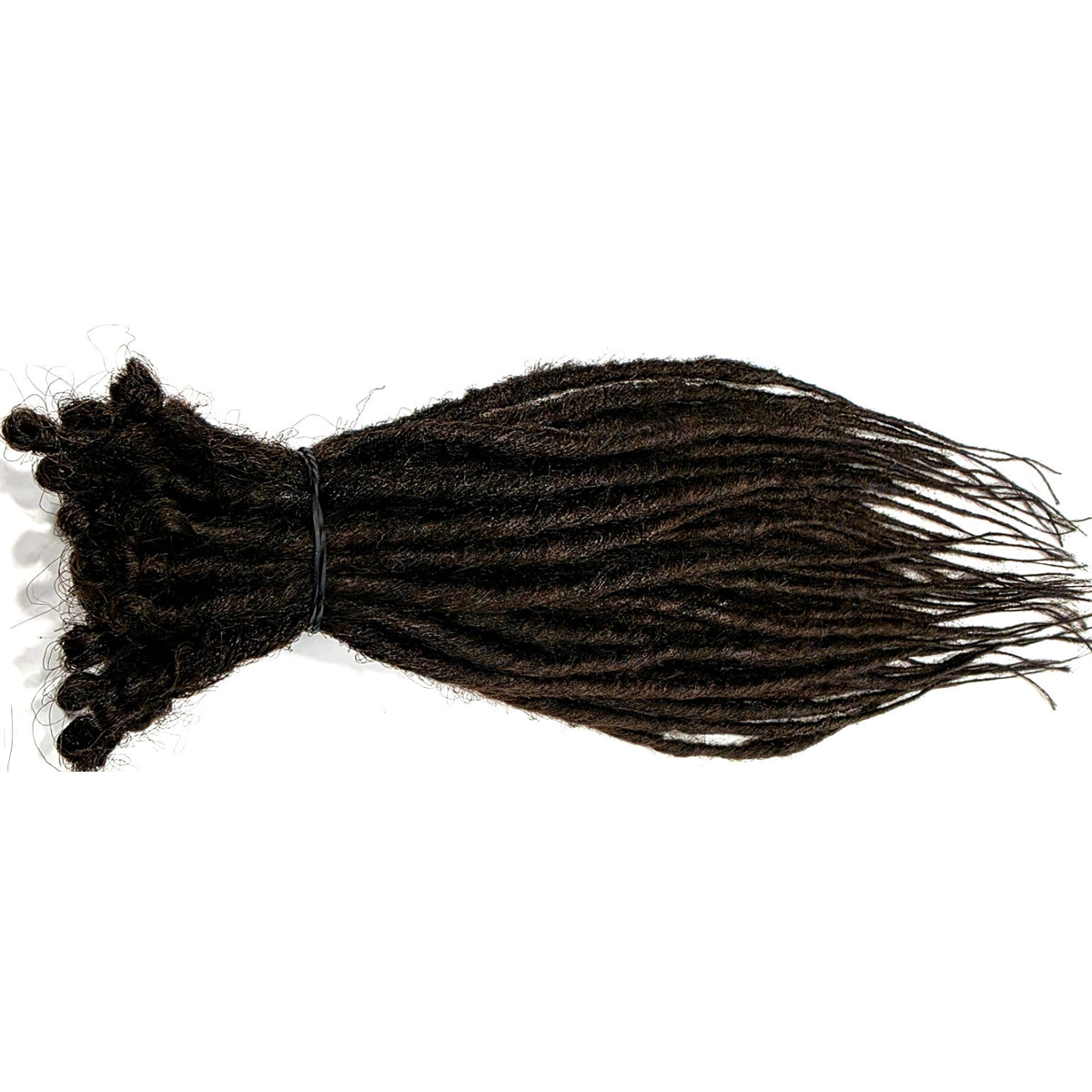 40 SE Single Ended Dark Brown Synthetic Dreads Dreadlock Hair Extensions
