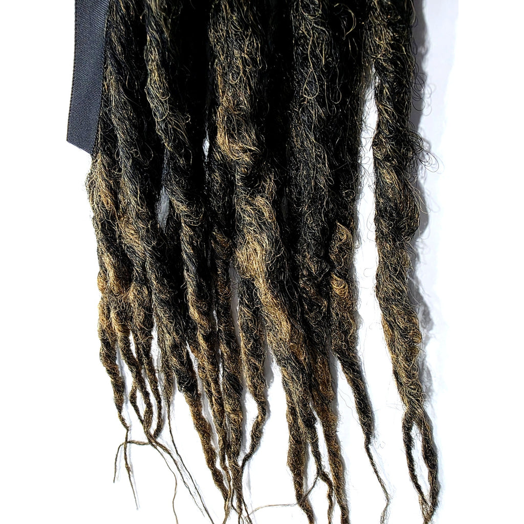 15 SE Single Ended Synthetic Dreads Dreadlocks Hair Extensions Dark Brown Ombre
