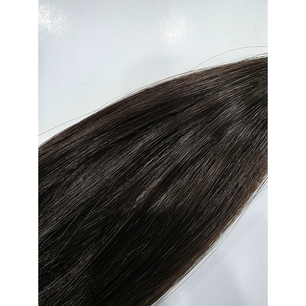 Dark brown ponytail extension 24 inch, color 4 straight synthetic hair pony fall
