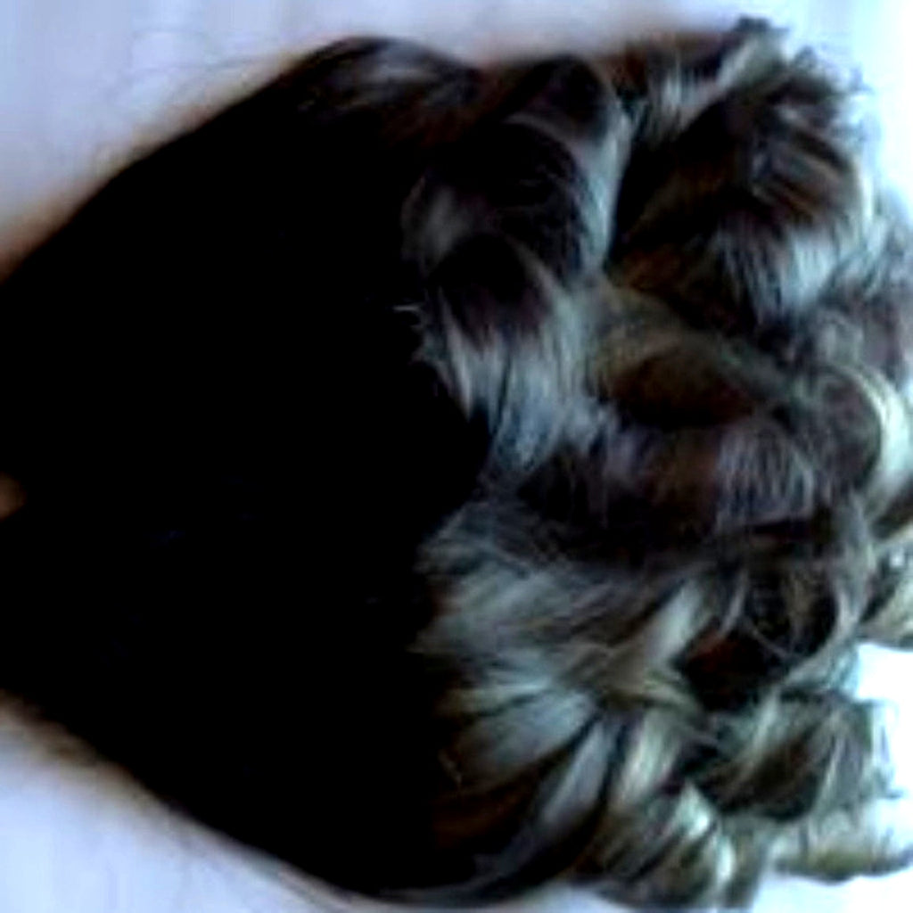 Black Silver Grey Ombre Human Hair Extensions Clip Or Tape