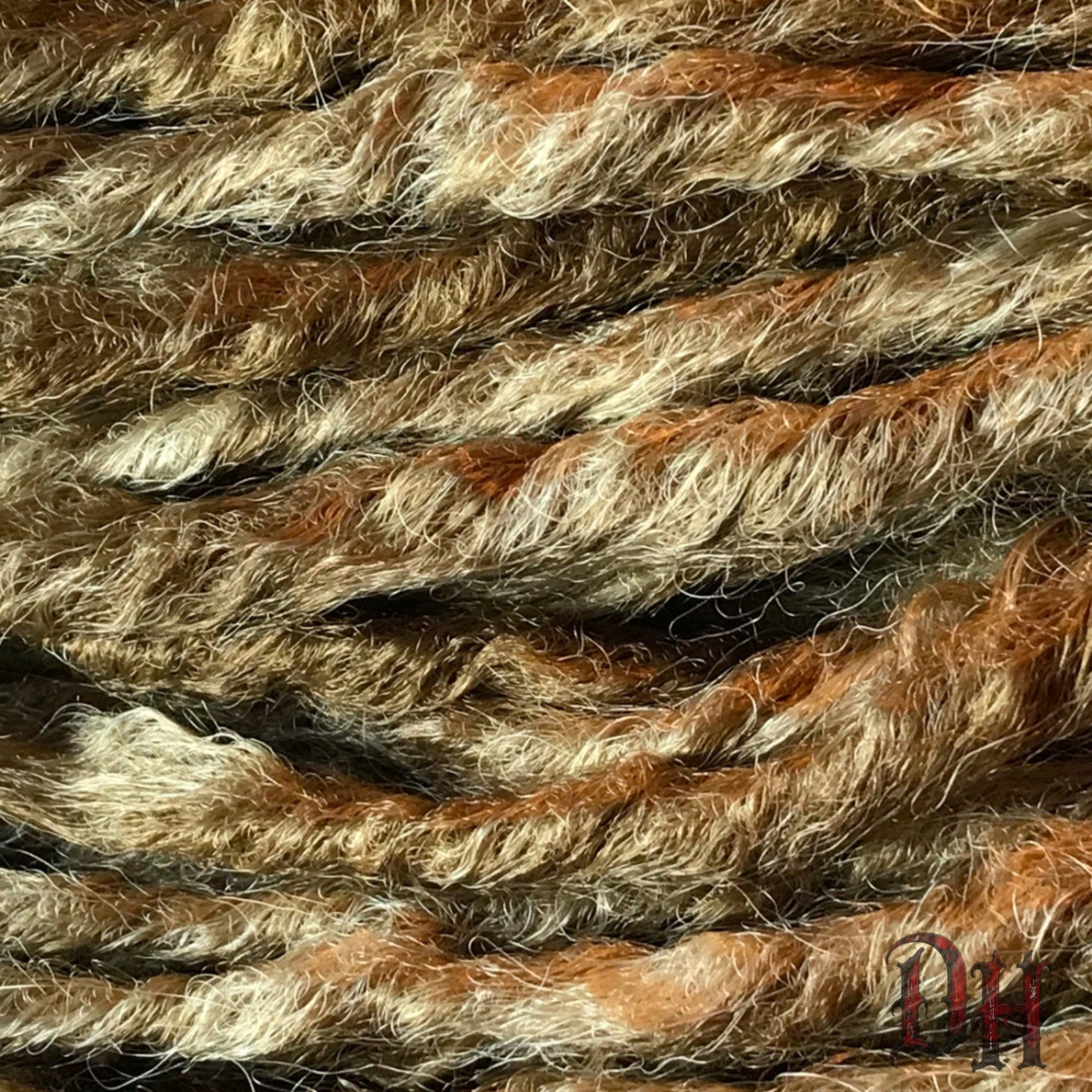 70 SE Single Ended Blonde Blend Knotty Synthetic Dreads Dreadlock Hair Extensions