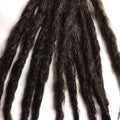 10 SE Single Ended Knotty Dark Brown Dreads Dreadlock Hair Extensions