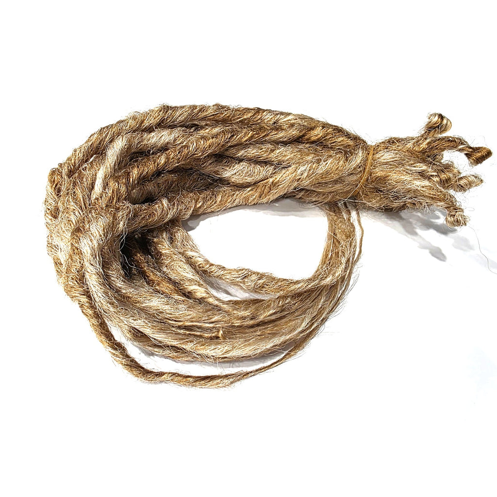 10 SE Single Ended Medium Blonde Dreads Dreadlocks Hair Extensions Knotty