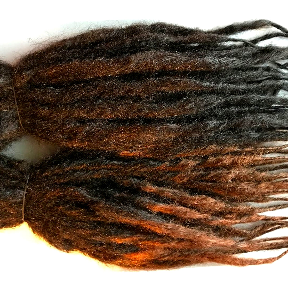 50 SE Single Ended Knotty Dreads Dreadlocks Hair Extensions Brown Auburn Blonde