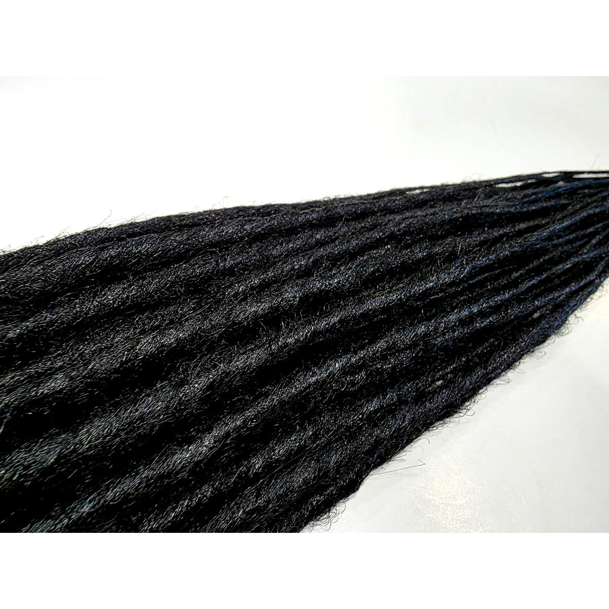 50 SE Single Ended Black #1 Synthetic Dreads Dreadlock Hair Extensions