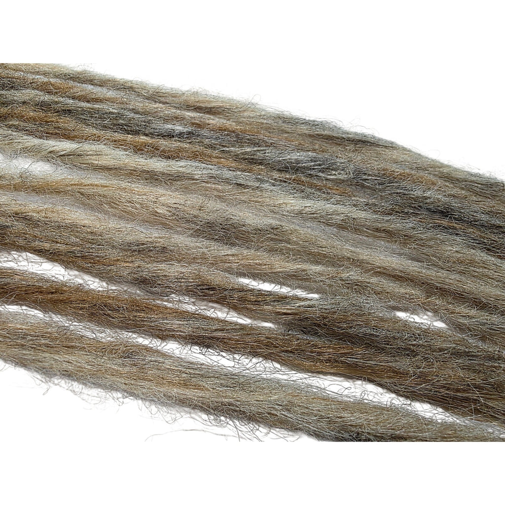 Clip in Synthetic Dreads Dreadlock Hair Extensions Dark Light Blonde Blend