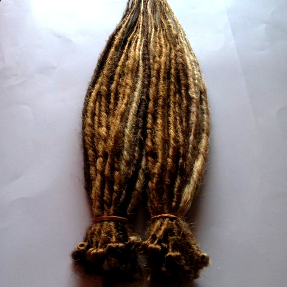 Brown Blonde Auburn Dread Dreadlock Hair Extension