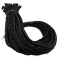 50 SE Single Ended Black #1 Synthetic Dreads Dreadlock Hair Extensions