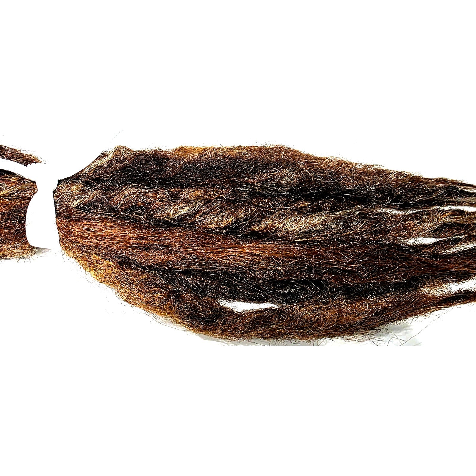 10 SE Single Ended Thick Knotty Brown Blend Dreads Dreadlock Hair Extensions