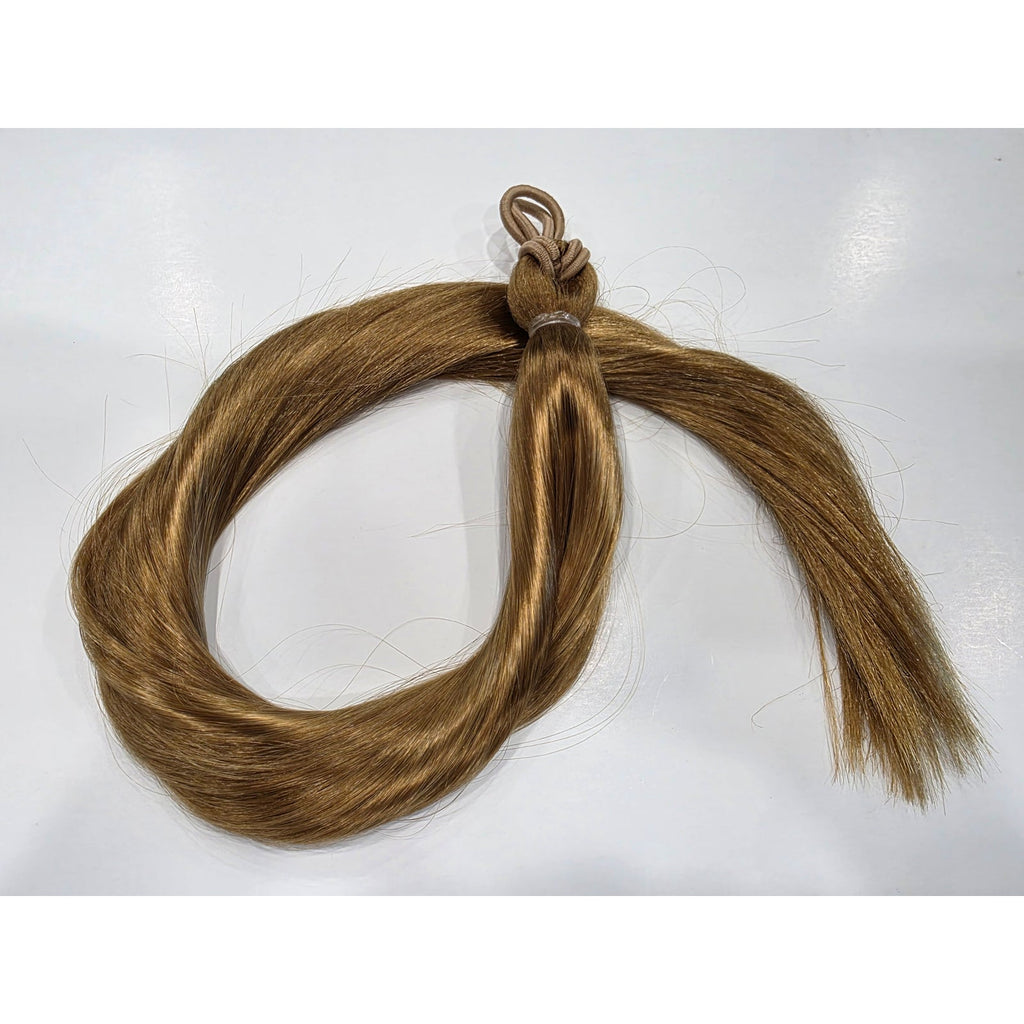 Dark golden blonde ponytail extension 24 inch, color 27 strawberry blonde hair fall