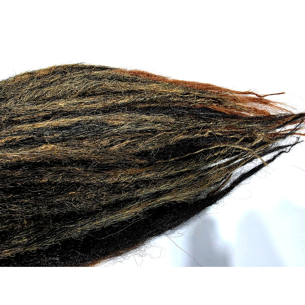 50 SE Single Ended Synthetic Dreads Brown Auburn Blonde Knotty Natural Style