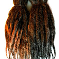 50 SE Single Ended Knotty Dreads Dreadlocks Hair Extensions Brown Auburn Blonde