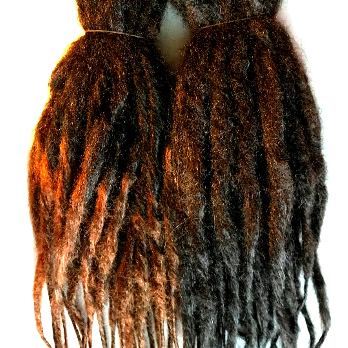 50 SE Single Ended Knotty Dreads Dreadlocks Hair Extensions Brown Auburn Blonde