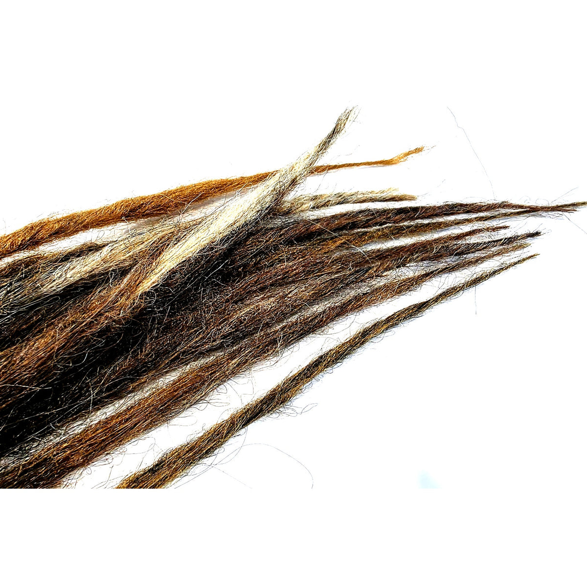 10 SE Single Ended Brown Blonde Natural Style Dreads Dreadlocks Hair Extensions