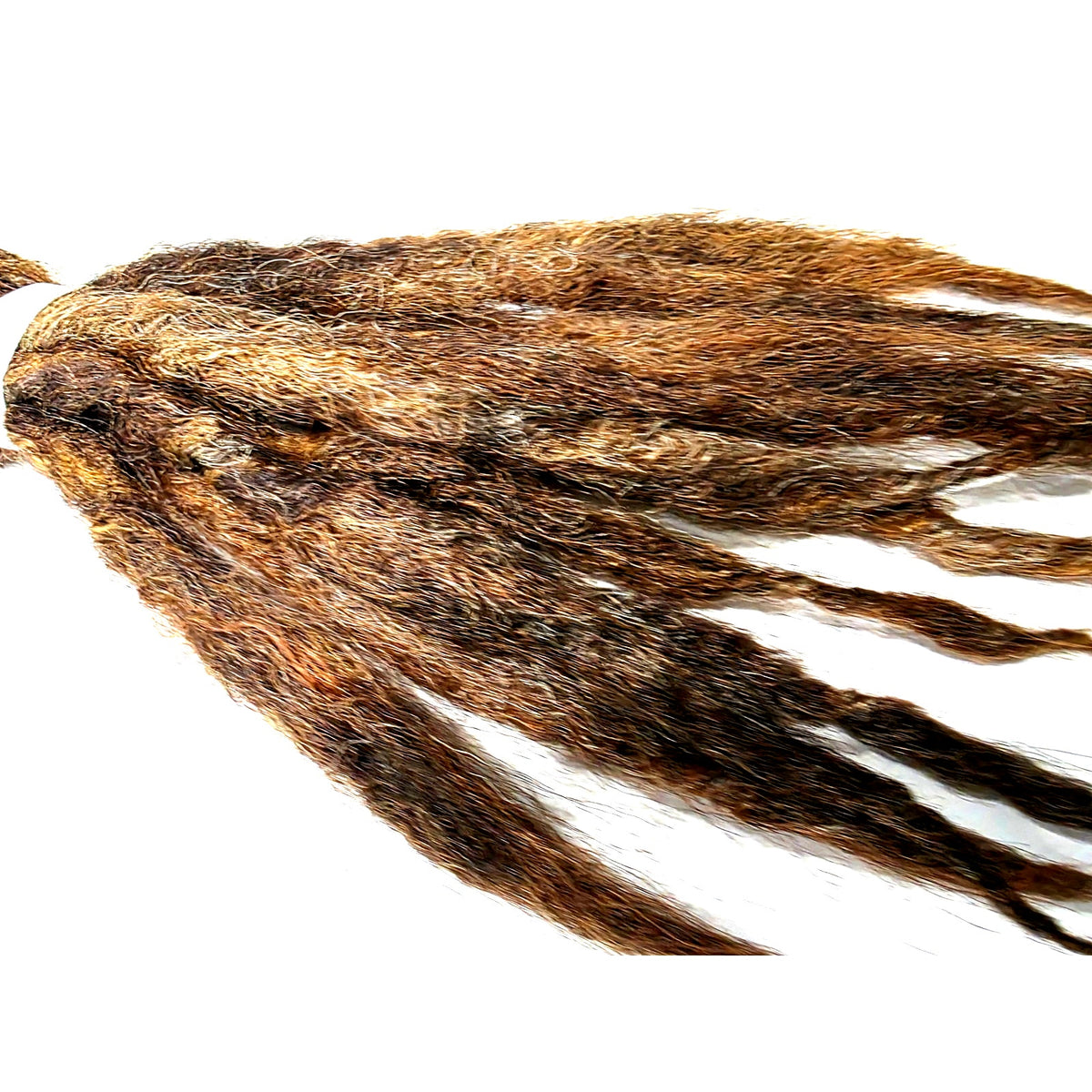 10 SE Single Ended Thick Knotty Brown Blend Dreads Dreadlock Hair Extensions