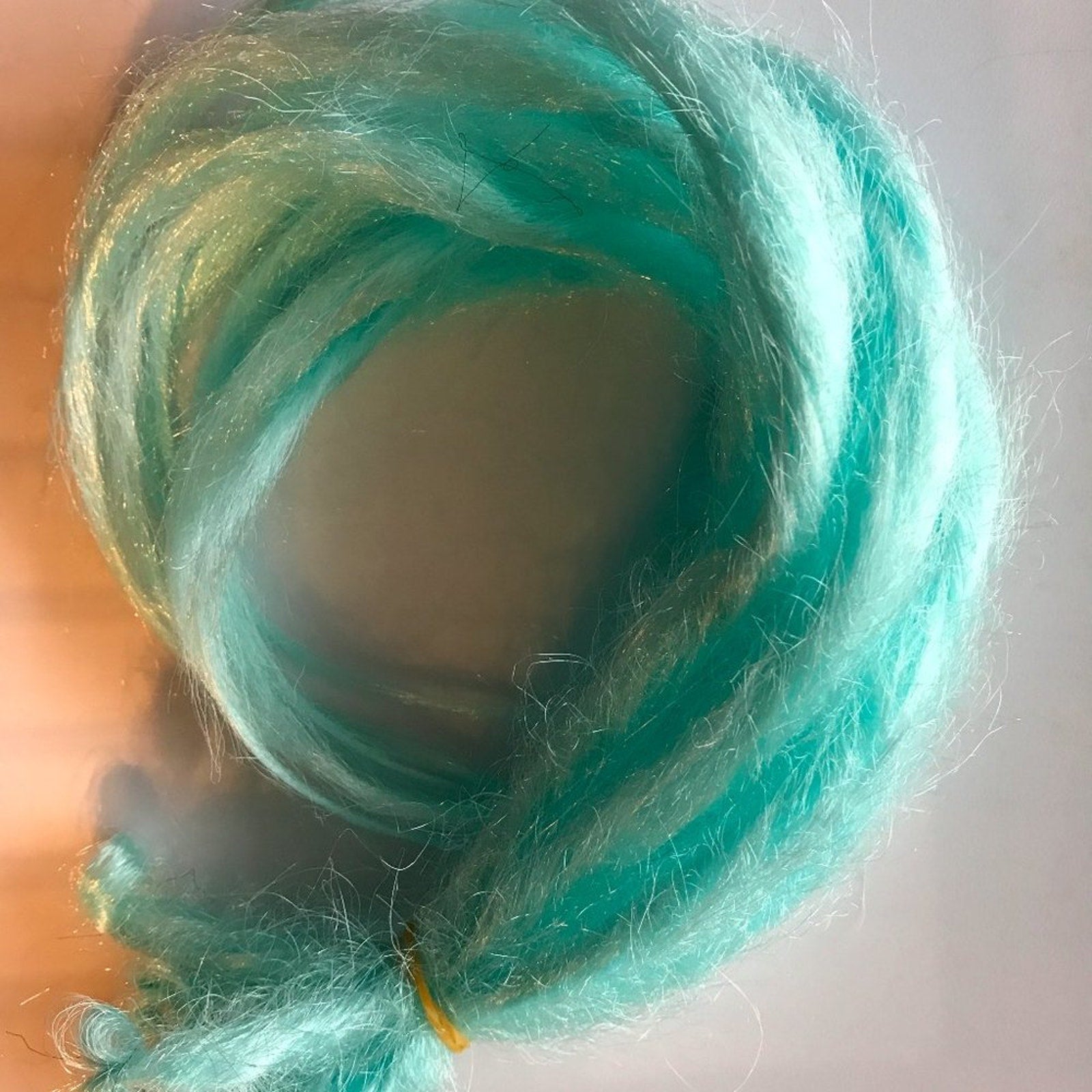 10 SE Single Ended Ice Blue Dreads Dreadlocks Hair Extensions