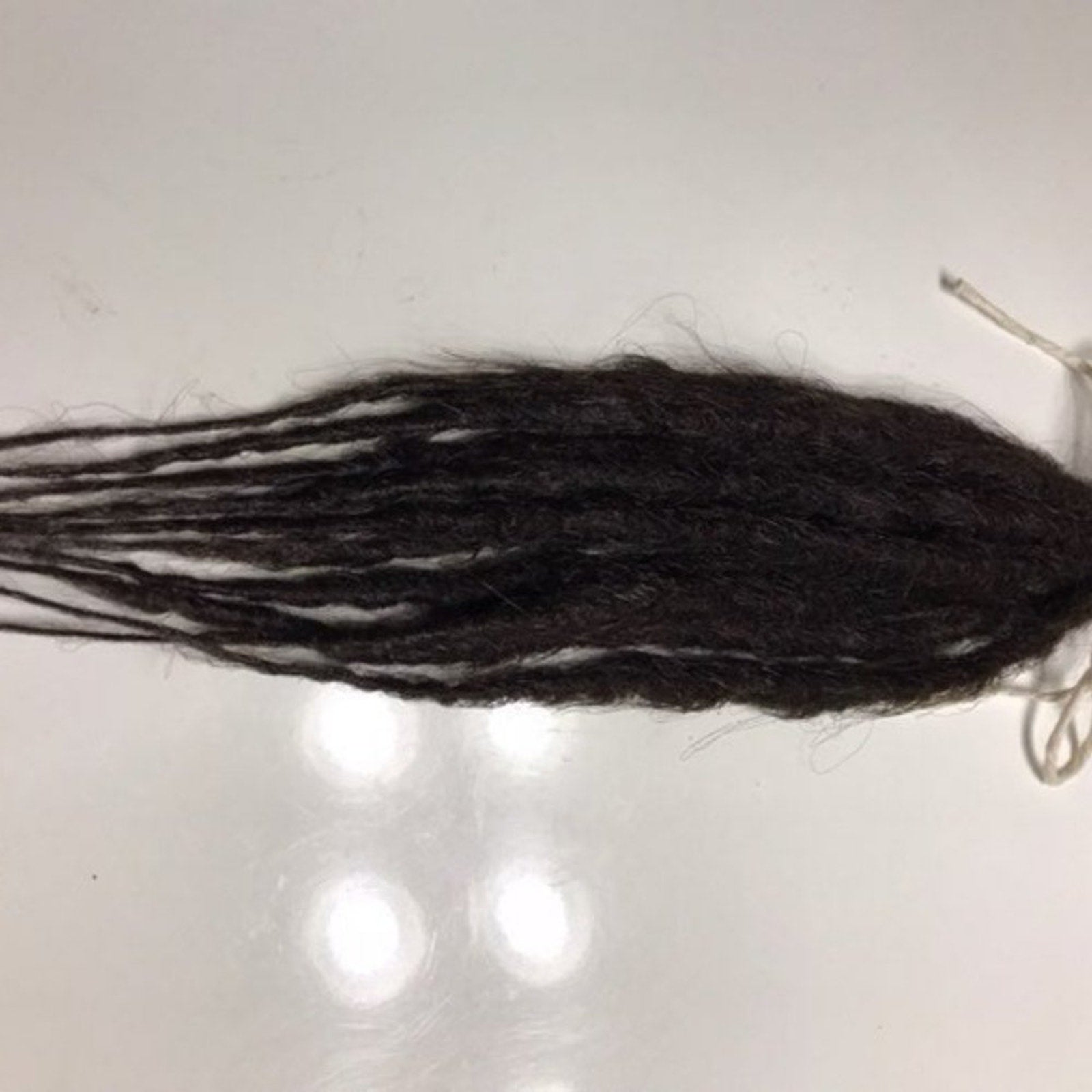 10 SE Single Ended Knotty Dark Brown Dreads Dreadlock Hair Extensions