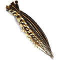 20 SE Single Ended Blonde Brown Gold Synthetic Dreads Dreadlocks Hair Extensions