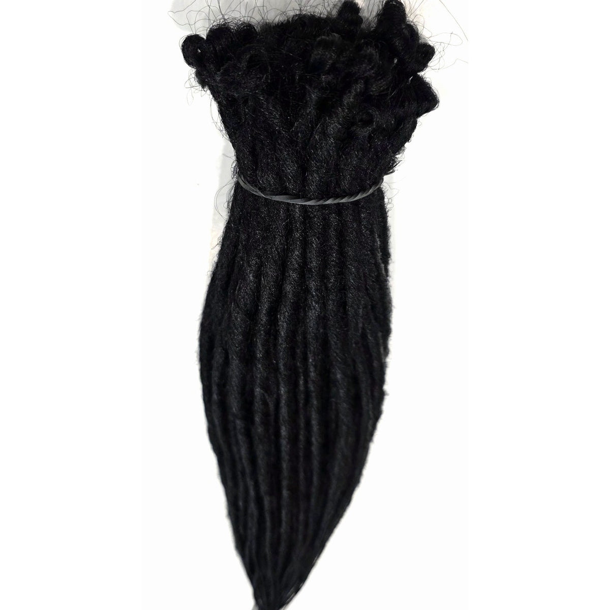 50 SE Single Ended Black #1 Synthetic Dreads Dreadlock Hair Extensions