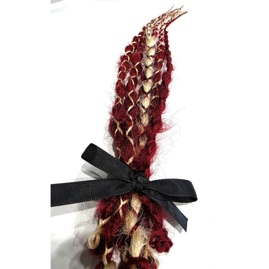 6 SE Single Ended Synthetic Dreads Dreadlocks Hair Extensions Wrap Braids Red