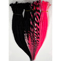 95 SE Single Ended Black & Pink Synthetic Dreads Dreadlocks Hair Extensions