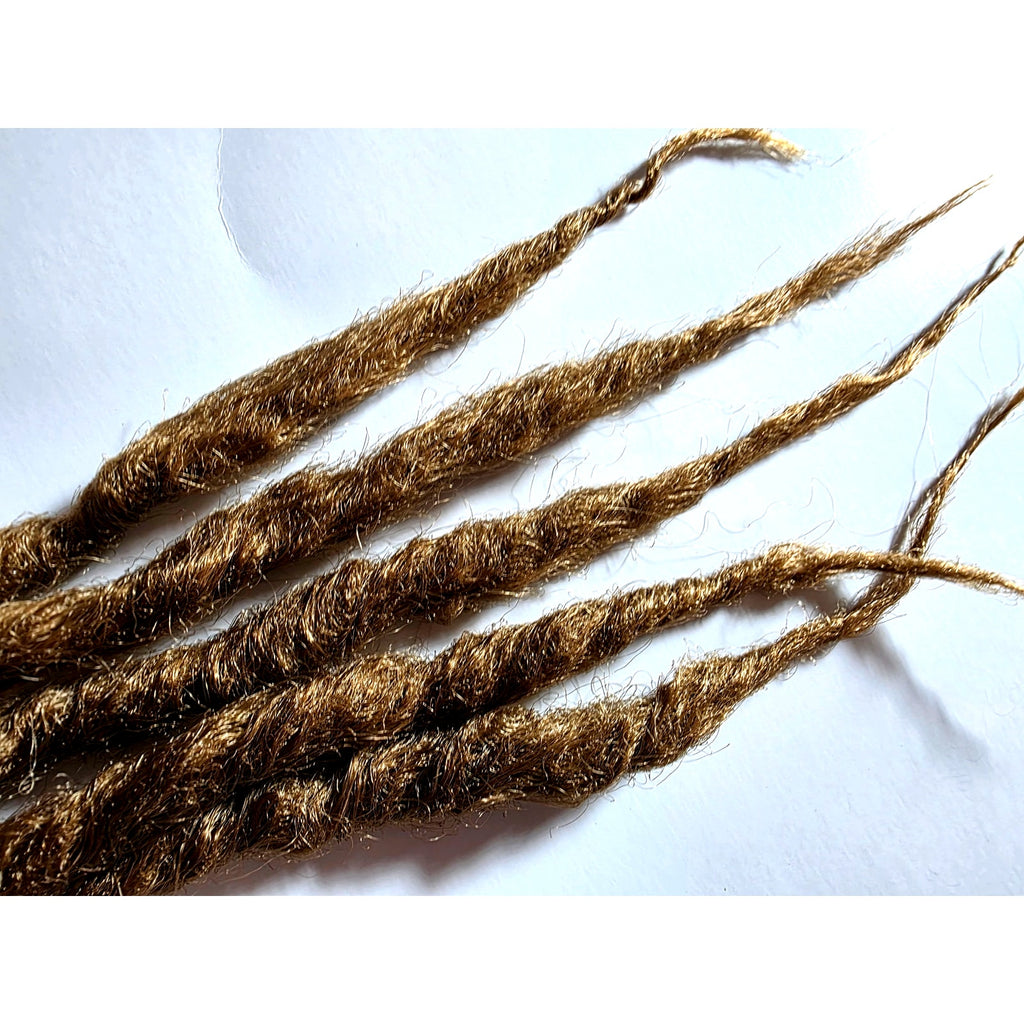 5 SE Single Ended Dark Blonde Synthetic Dreads Dreadlocks Hair Extensions Knotty