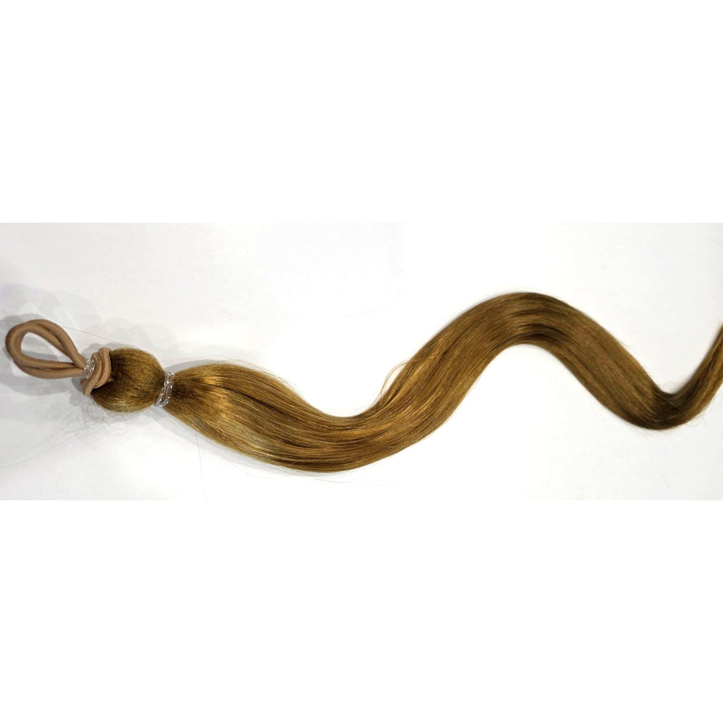 Dark golden blonde ponytail extension 24 inch, color 27 strawberry blonde hair fall
