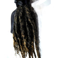 15 SE Single Ended Synthetic Dreads Dreadlocks Hair Extensions Dark Brown Ombre