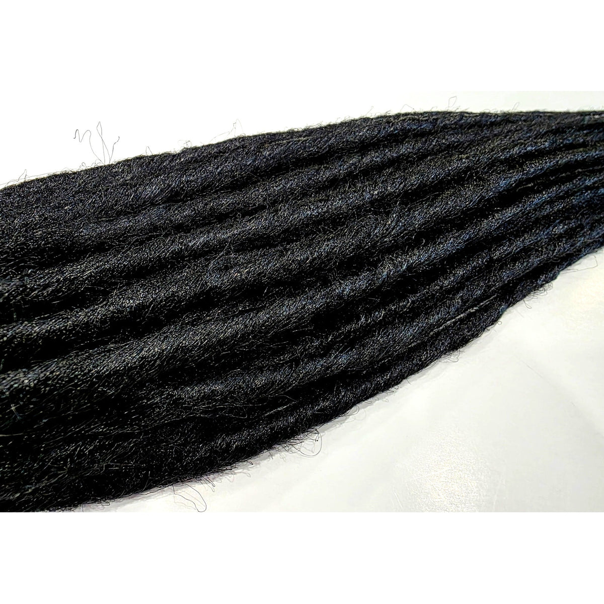 50 SE Single Ended Black #1 Synthetic Dreads Dreadlock Hair Extensions