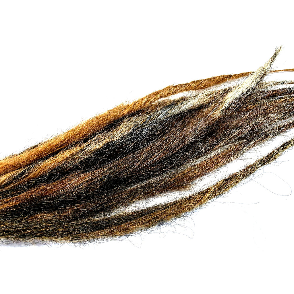 10 SE Single Ended Brown Blonde Natural Style Dreads Dreadlocks Hair Extensions