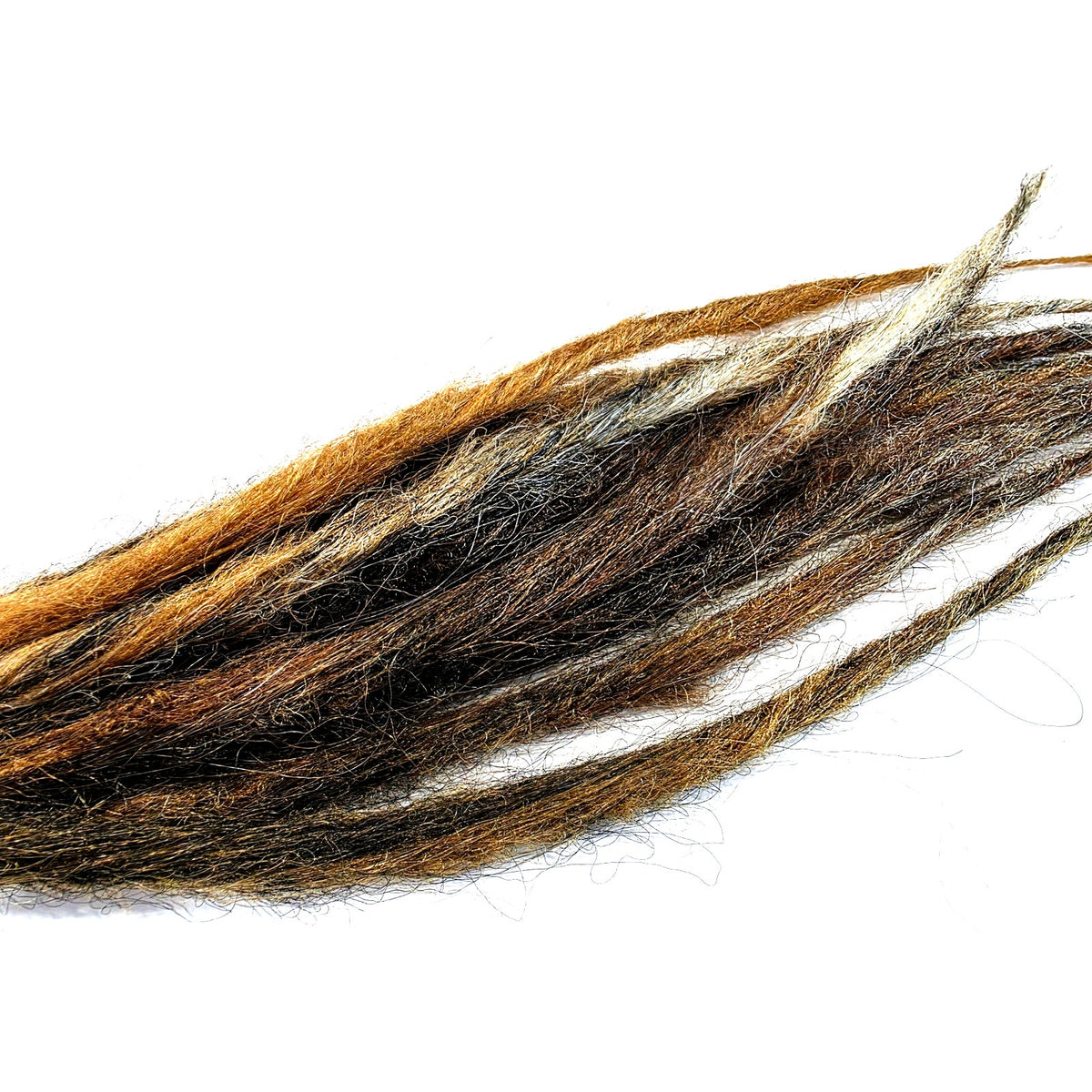 10 SE Single Ended Brown Blonde Natural Style Dreads Dreadlocks Hair Extensions