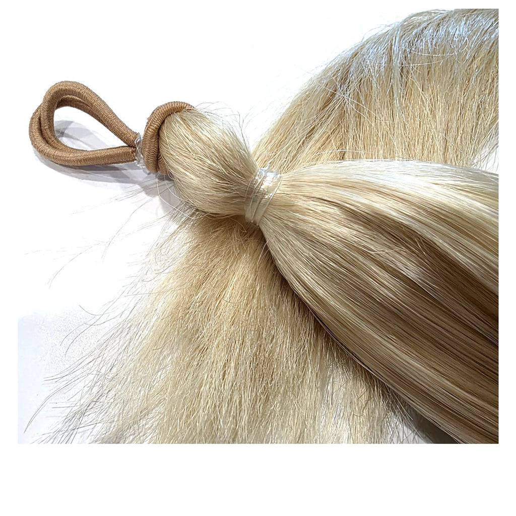 613 platinum blonde ponytail extension 24 inch straight synthetic hair fall