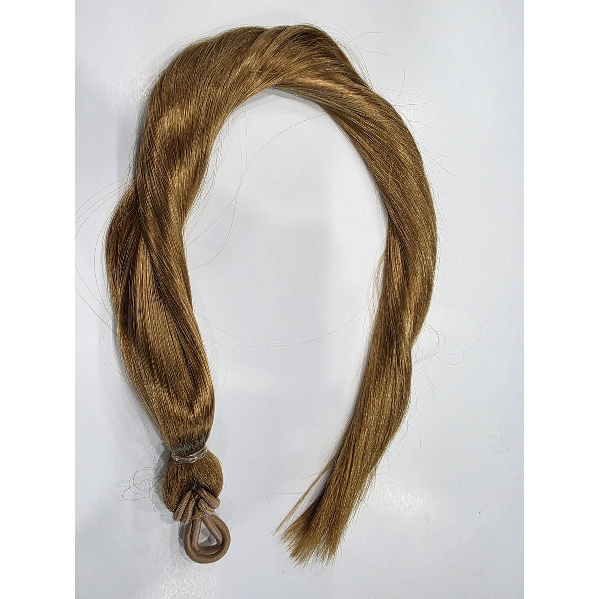 Dark golden blonde ponytail extension 24 inch, color 27 strawberry blonde hair fall