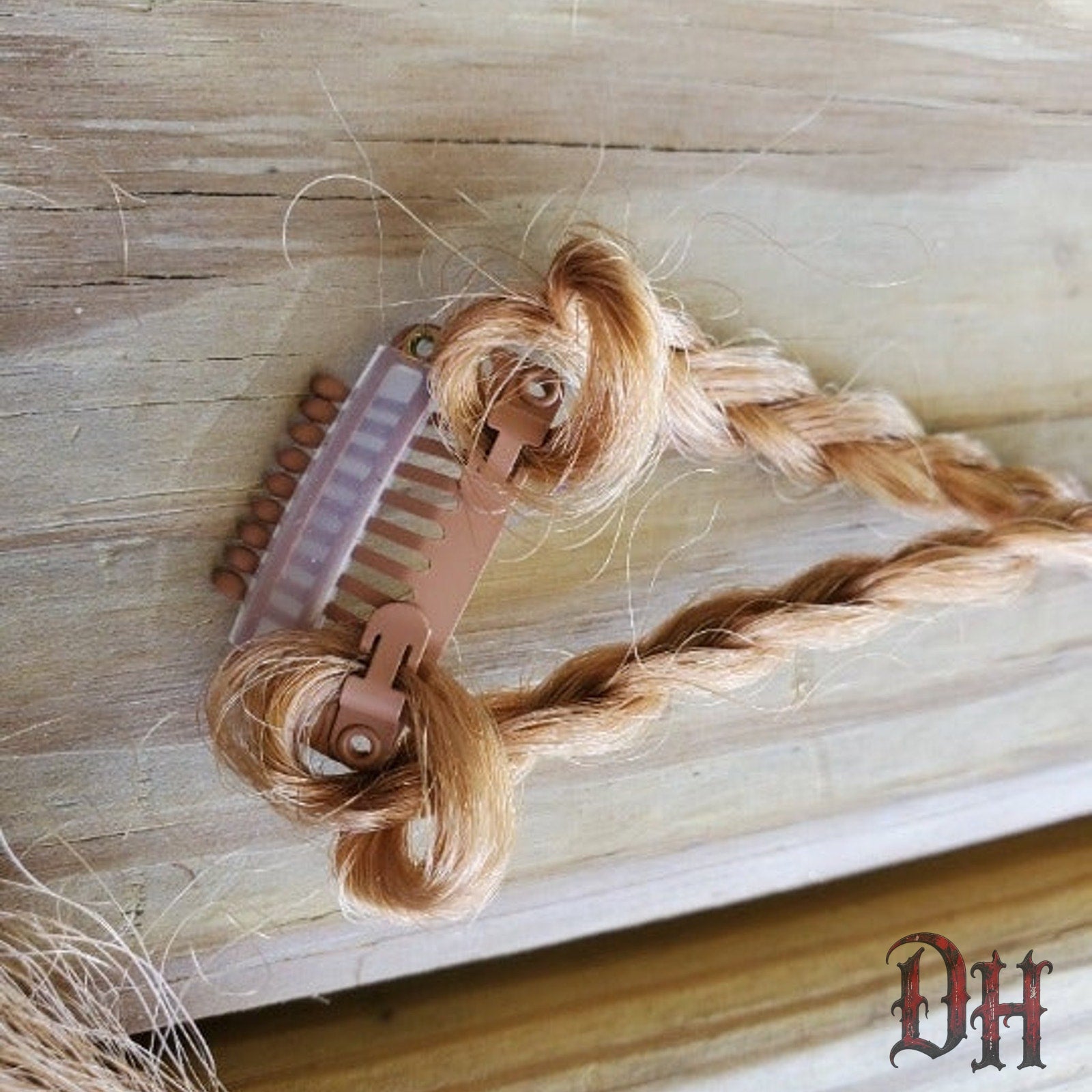 Blonde Clip in Braids Hair Extension