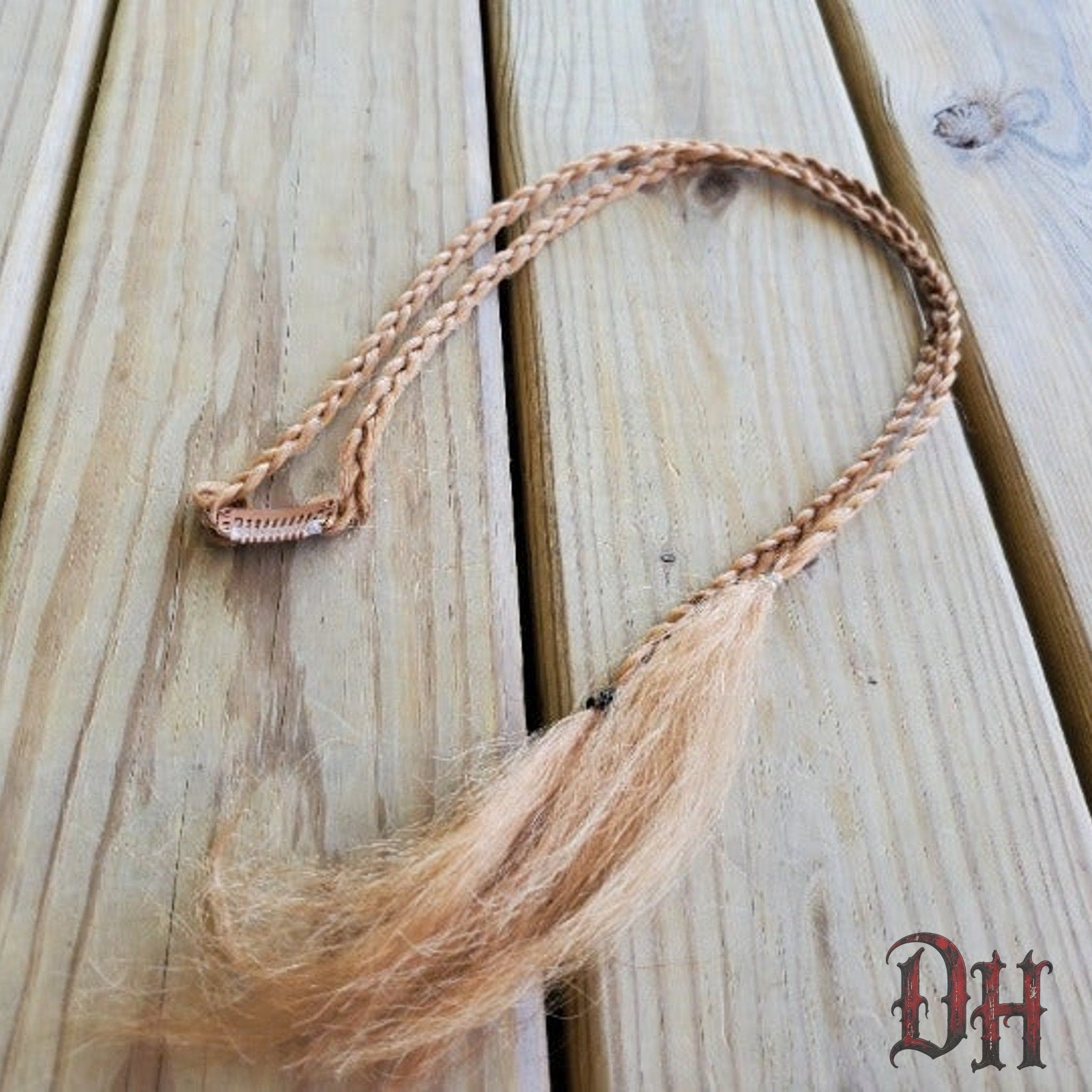 Blonde Clip in Braids Hair Extension