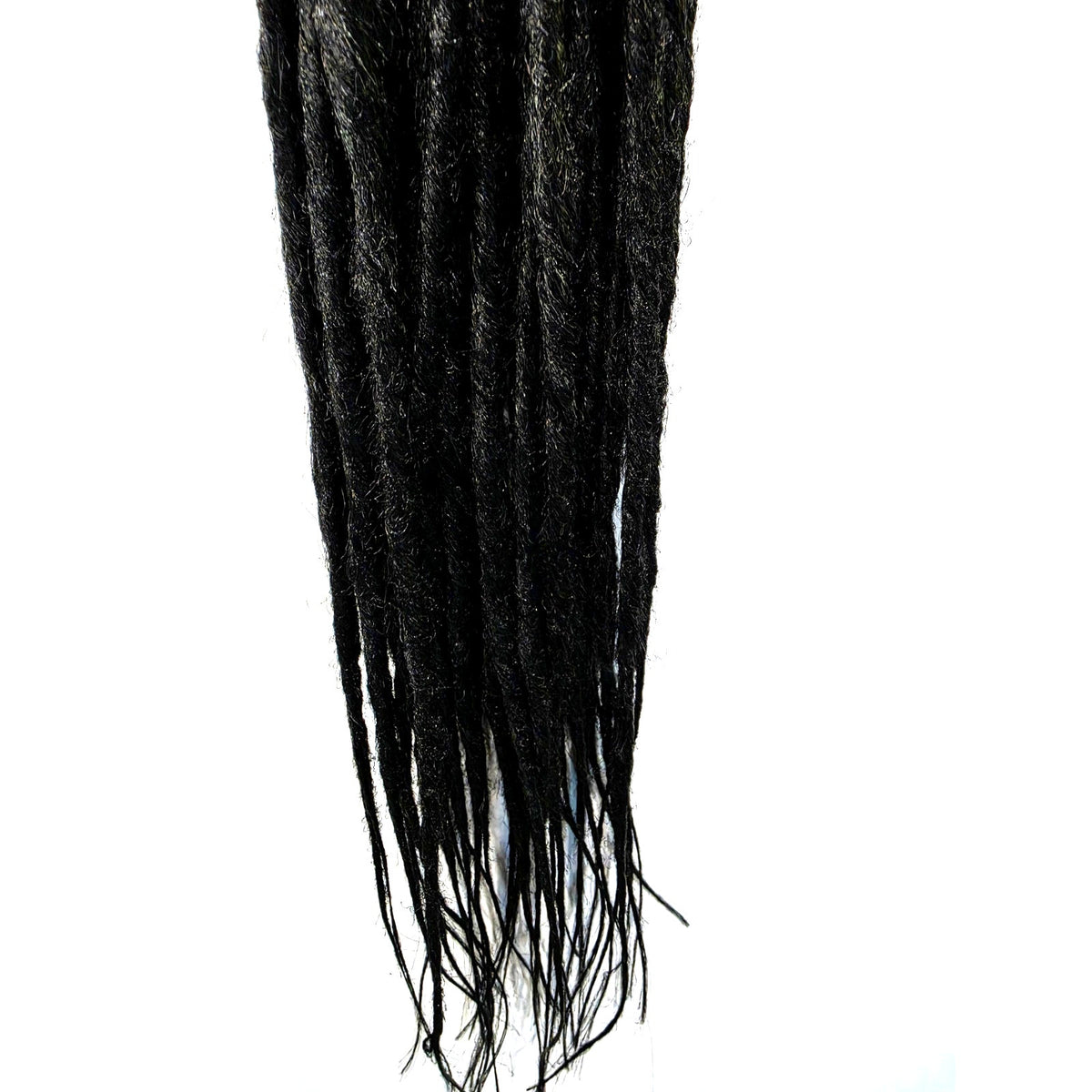 50 SE Single Ended Black #1 Synthetic Dreads Dreadlock Hair Extensions