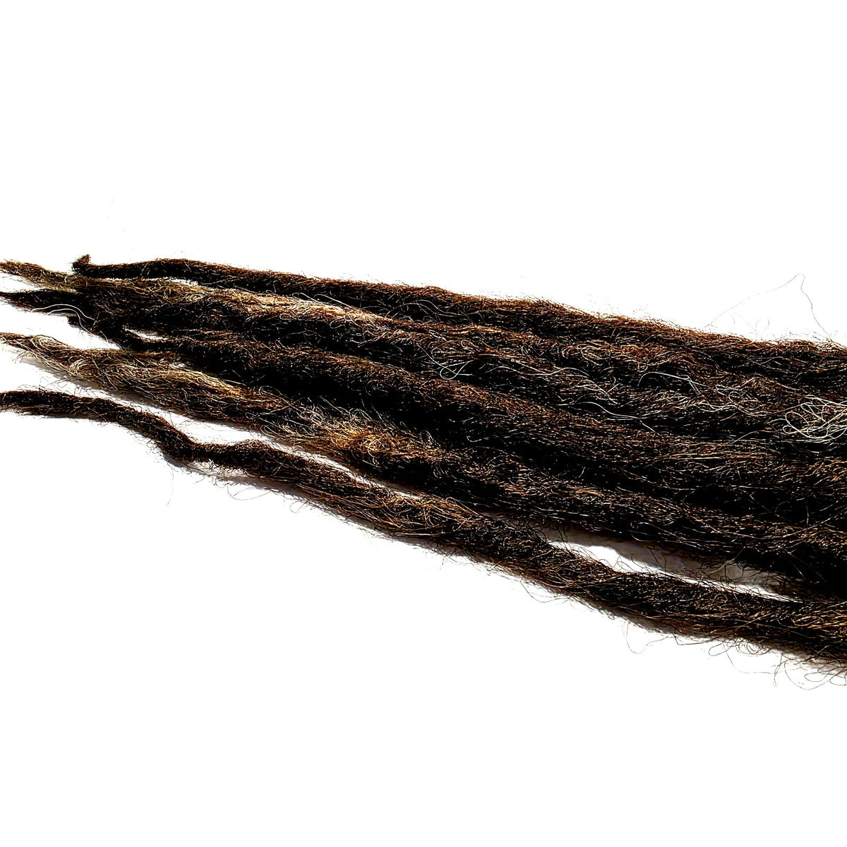 10 SE Single Ended Knotty Brown Blonde Synthetic Dread Dreadlock Hair Extensions