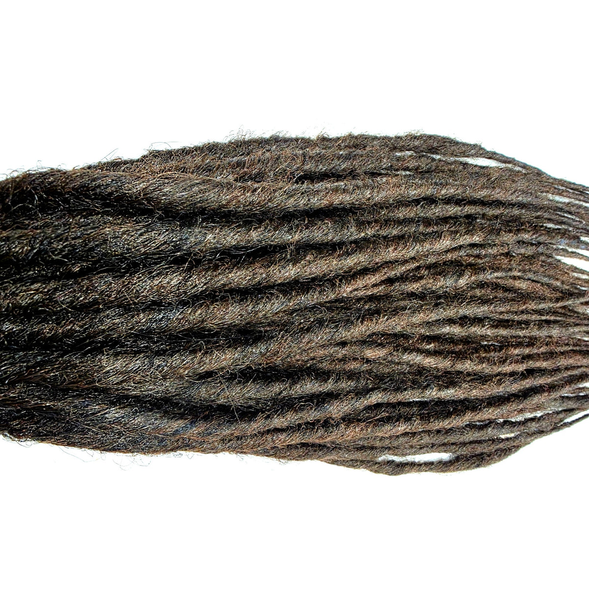 40 SE Single Ended Dark Brown Synthetic Dreads Dreadlock Hair Extensions