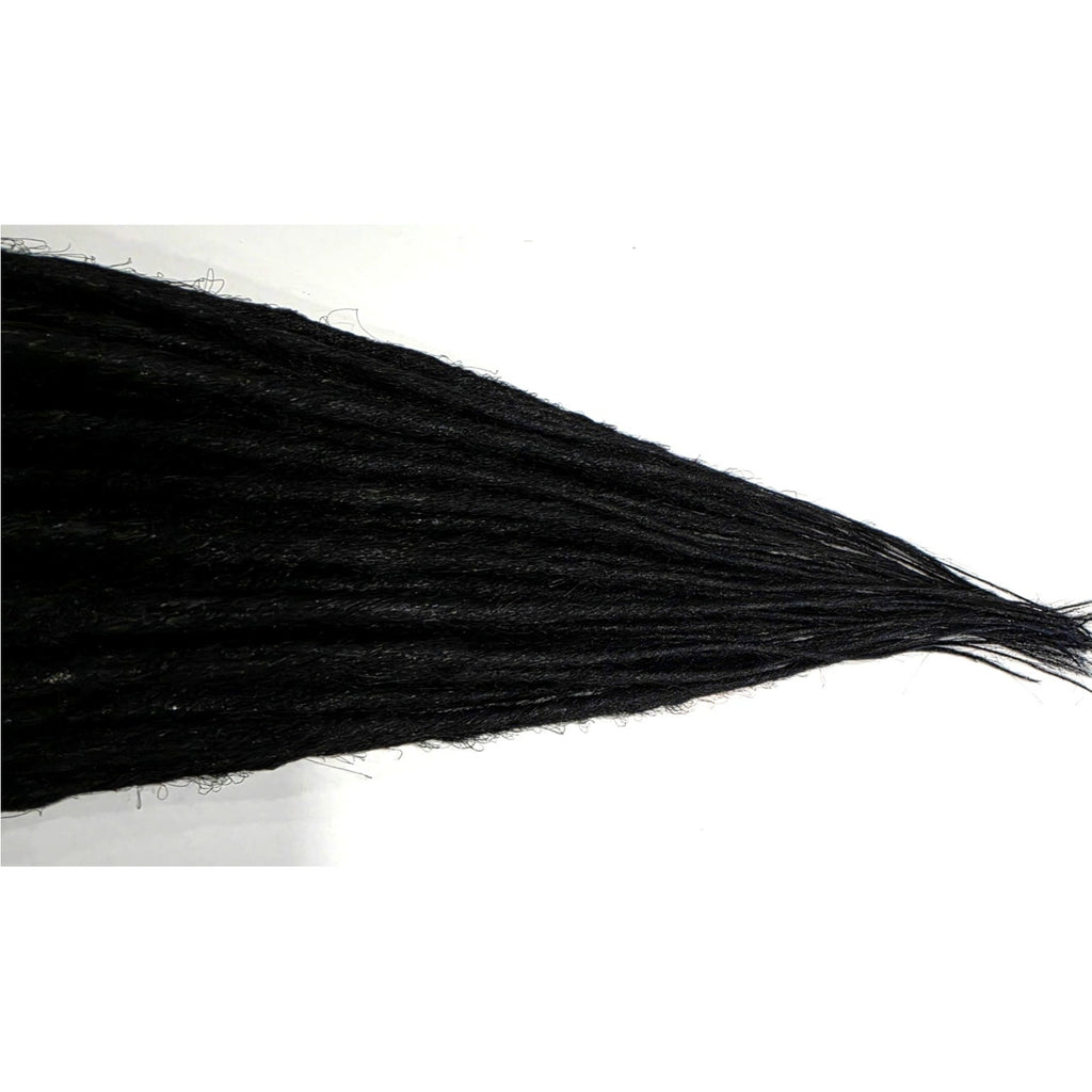 50 SE Single Ended Black #1 Synthetic Dreads Dreadlock Hair Extensions