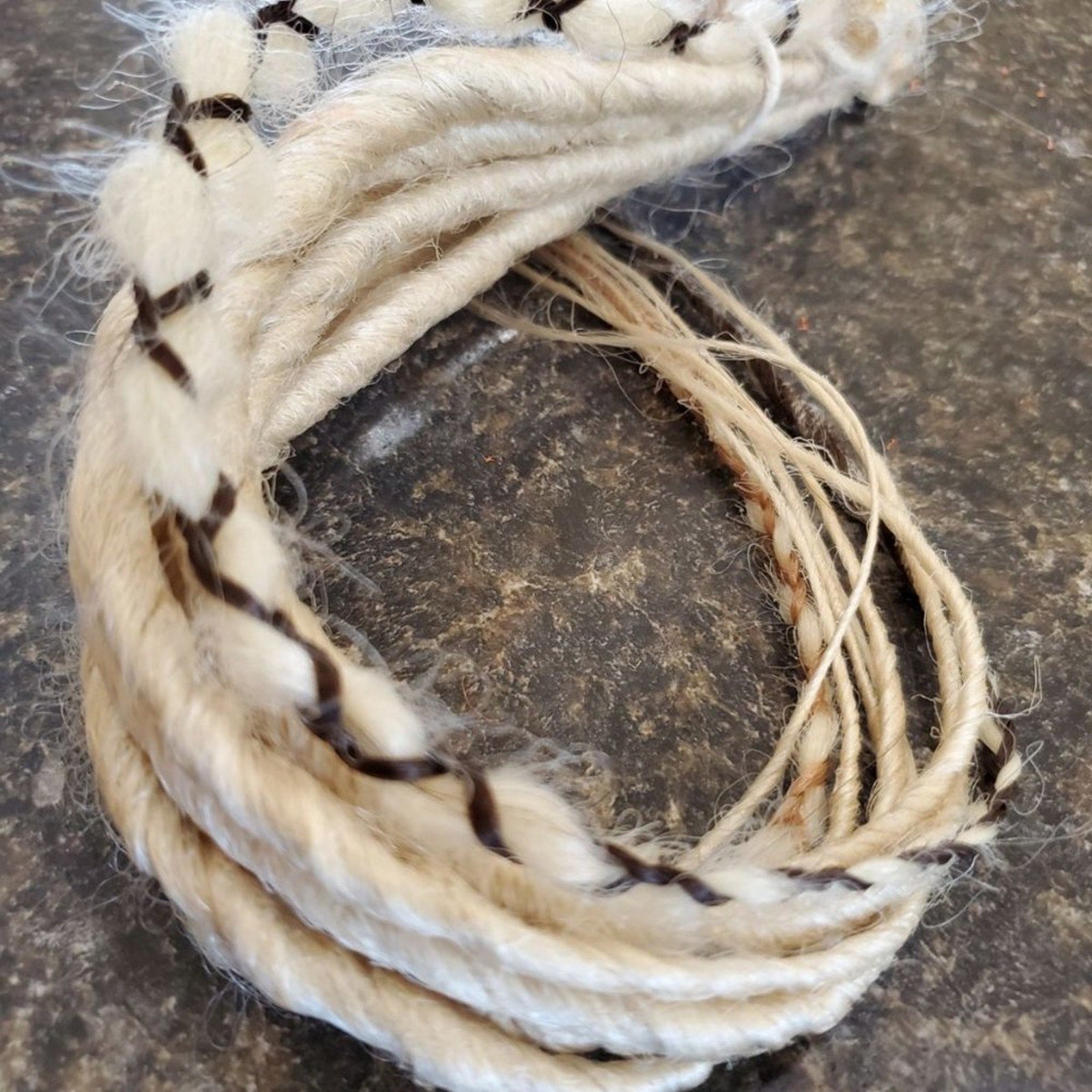10 SE Single Ended Blonde Dreads Dreadlocks Braids Hair Extensions