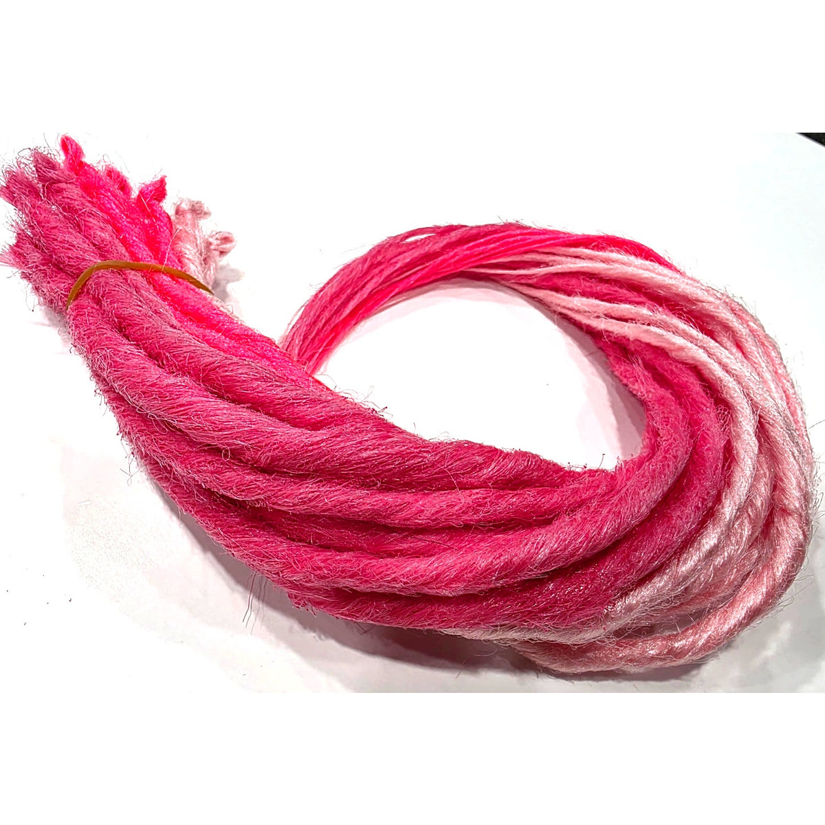 30 SE Single Ended Multi Pink Synthetic Dreads Dreadlock Hair Extensions